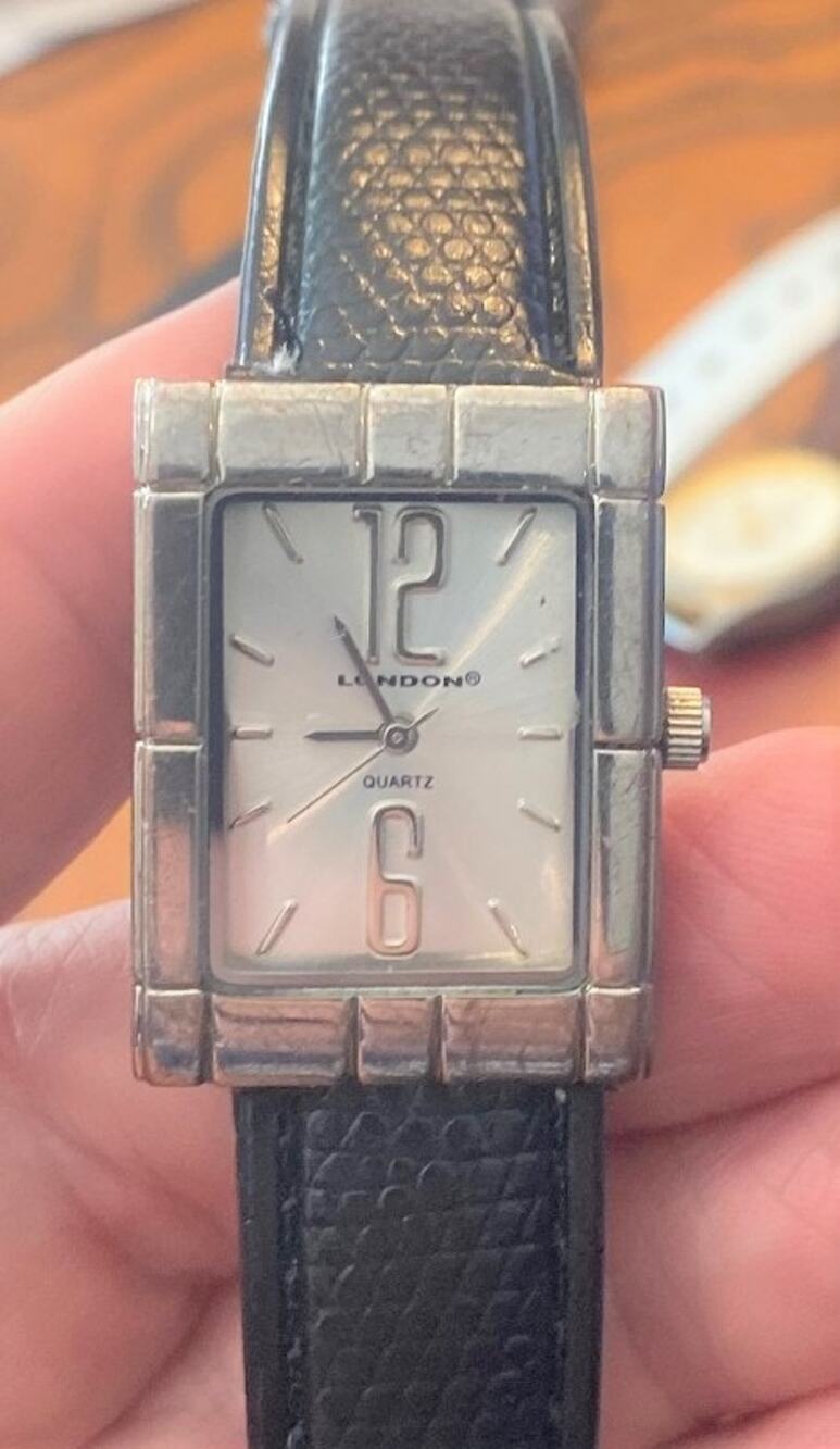 Women's 25mm Silver Tone London Quartz Watch, White Band
